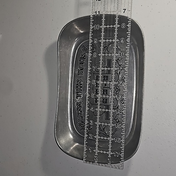 Wilton Armetale Vintage Pewter Bread Tray "Give Us This Day Our Daily Bread” - Picture 10 of 13